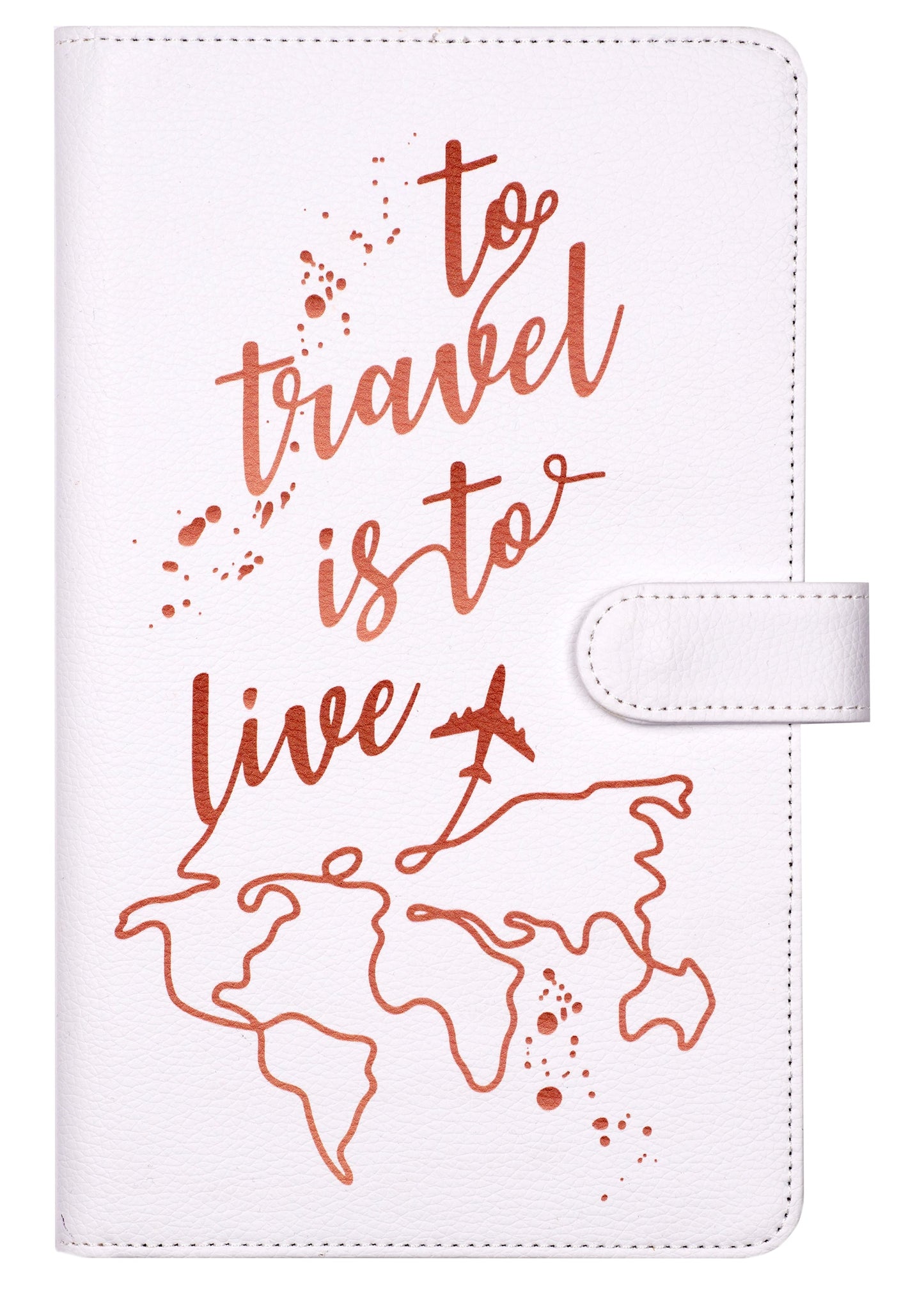 Étui pour passeport – To Travel Is To Live