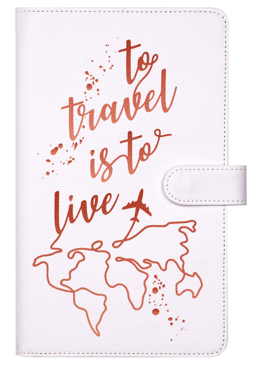 Étui pour passeport – To Travel Is To Live
