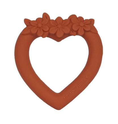 Anillo de dentición del corazón de terracota