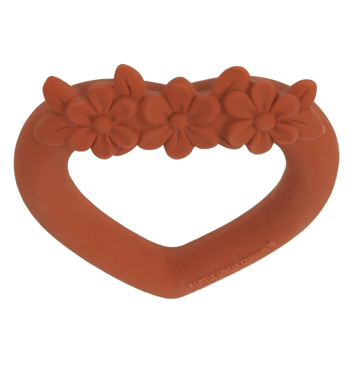 Anillo de dentición del corazón de terracota