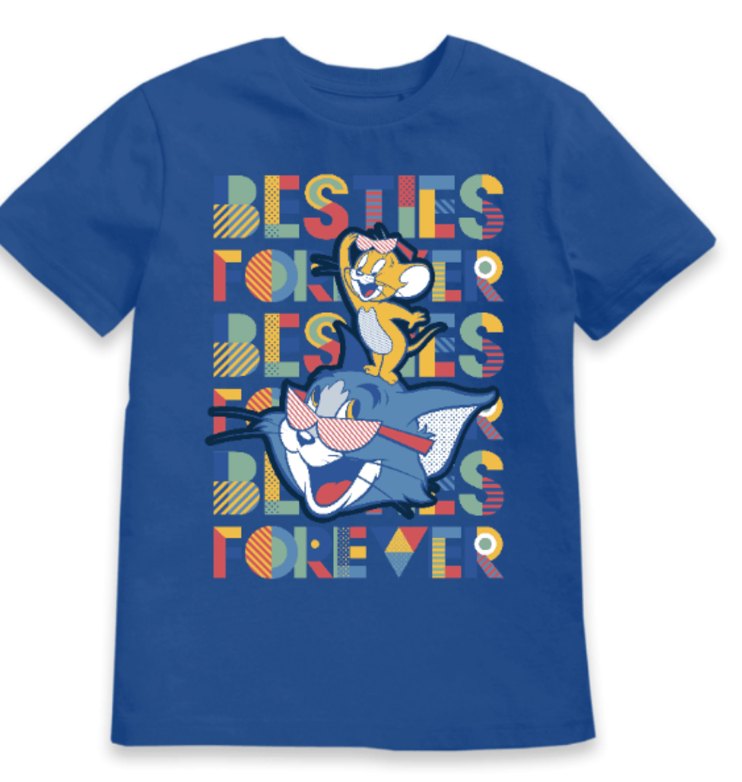 T-shirt enfant Tom et Jerry Besties Forever