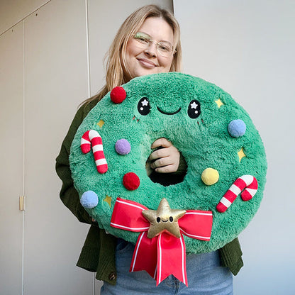 Peluche Squishable – Noël Couronne