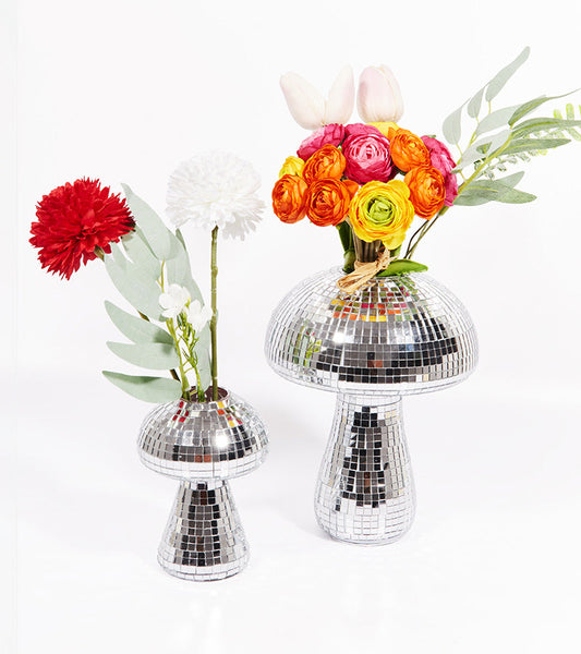 Vase champignon disco