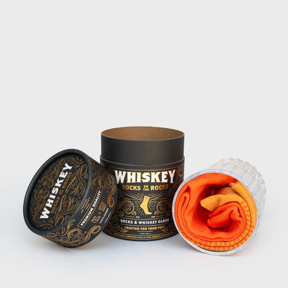 Coffret « Whiskey Socks On The Rocks » Verre + Chaussettes