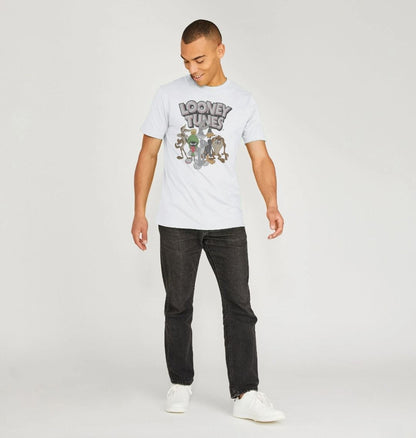 T-shirt Looney Tunes groupe avec logo