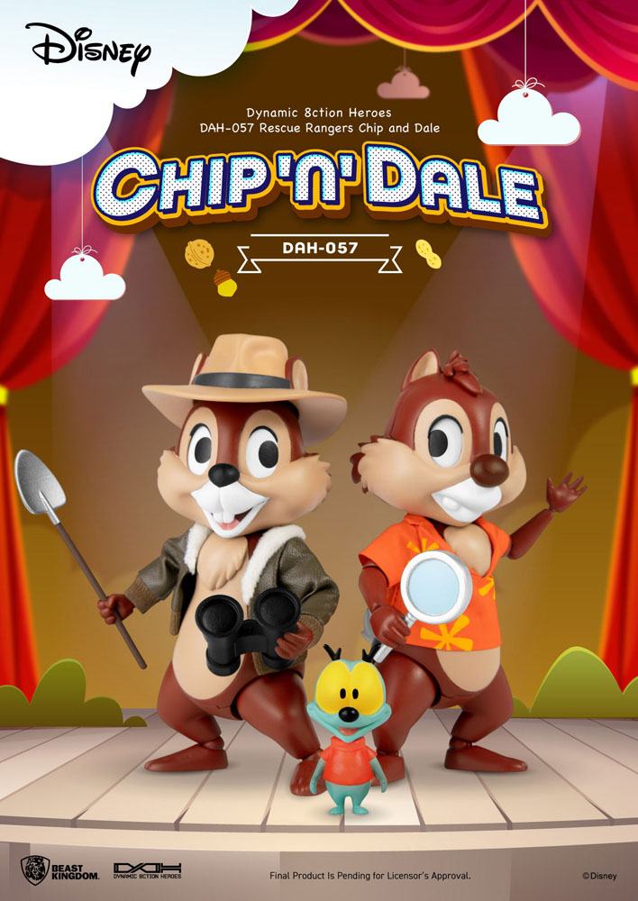 Héroes de acción dinámica Chip y Dale