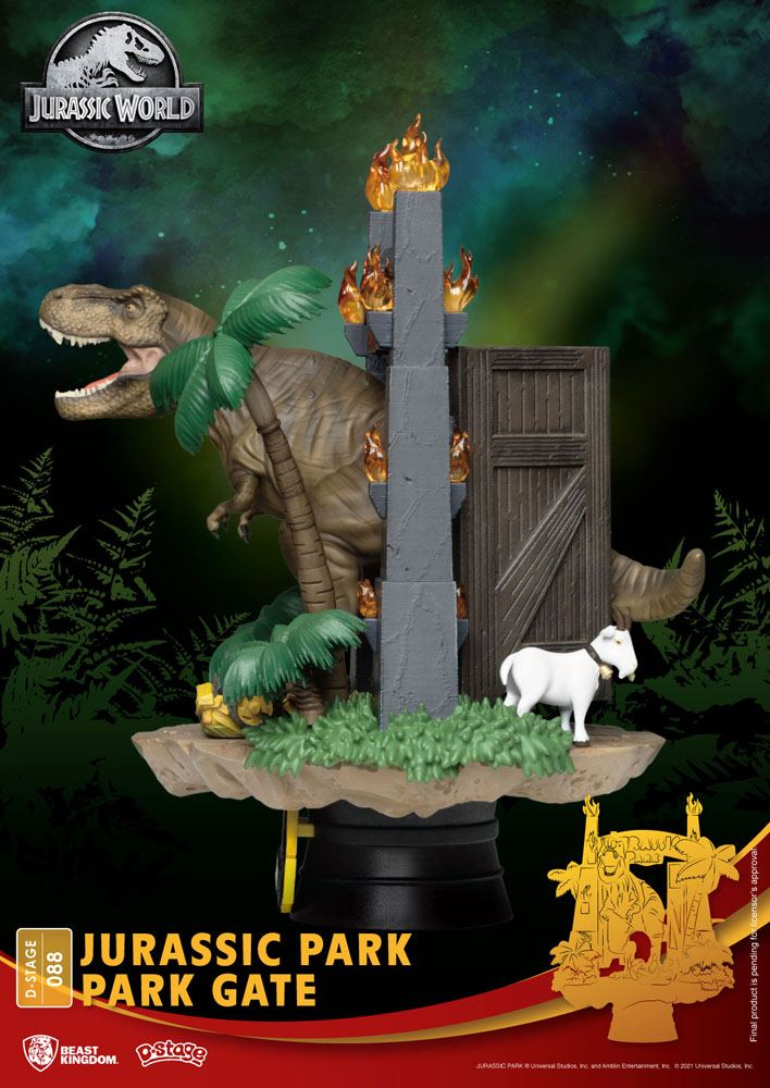 Diorama D-Stage Jurassic Park - Parkpoort