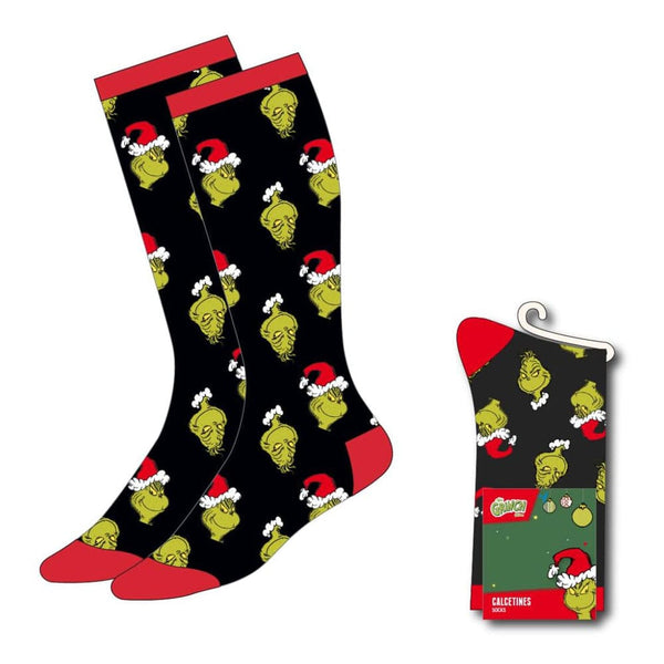 Calcetines con la cara del Grinch