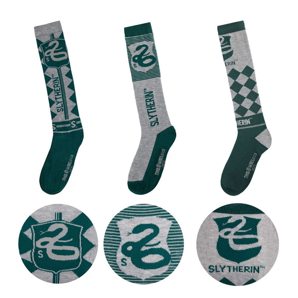 Pack de 3 pares de meias Harry Potter - Sonserina