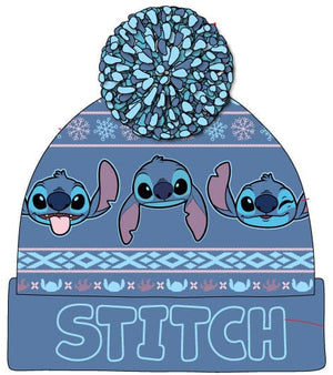 Gorro con pompón de Lilo &amp; Stitch - Stitch 