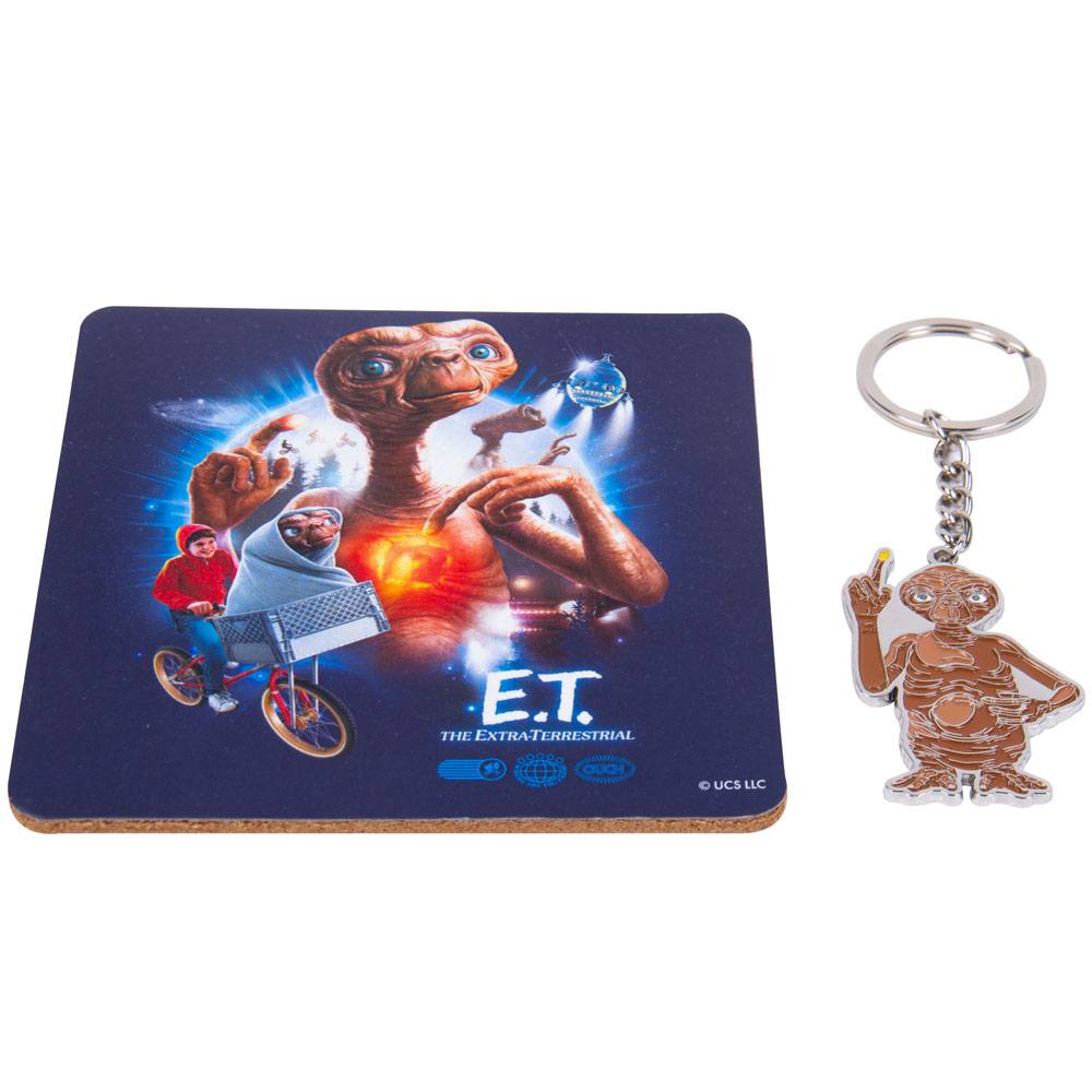 Kit Presente ET - Caneca + Suporte para copos + Porta-chaves