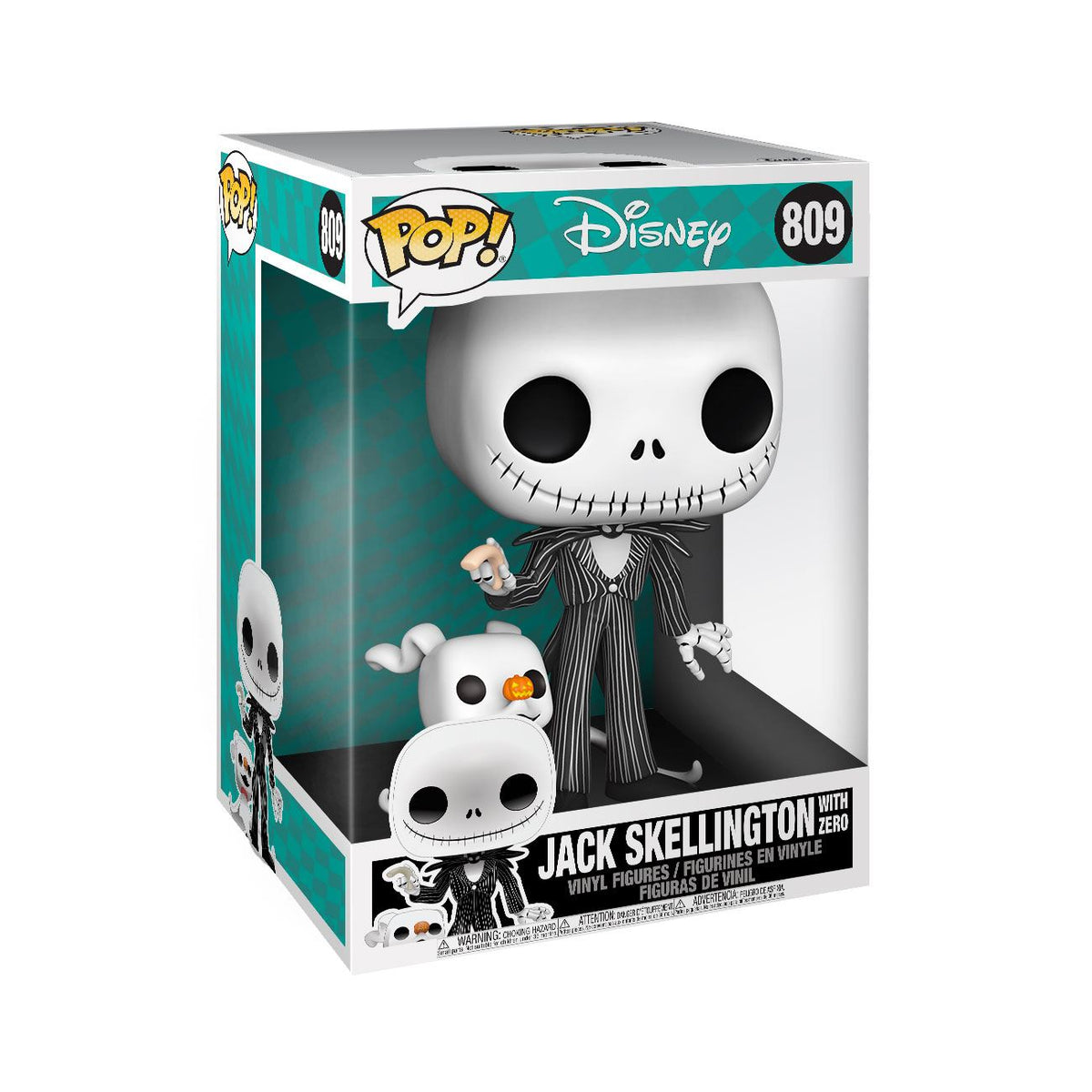 Pop! Jumbo Jack Skellington con Zero 