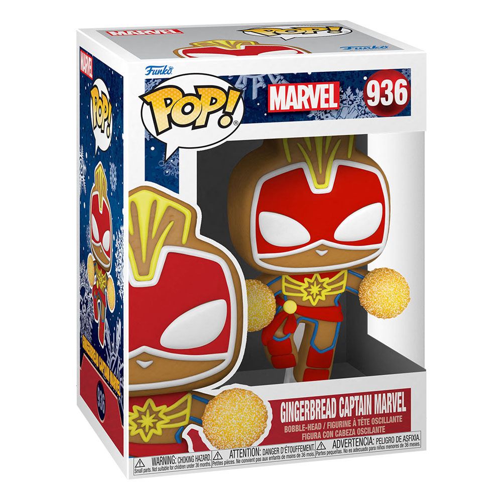 Pop! Gingerbread Captain Marvel