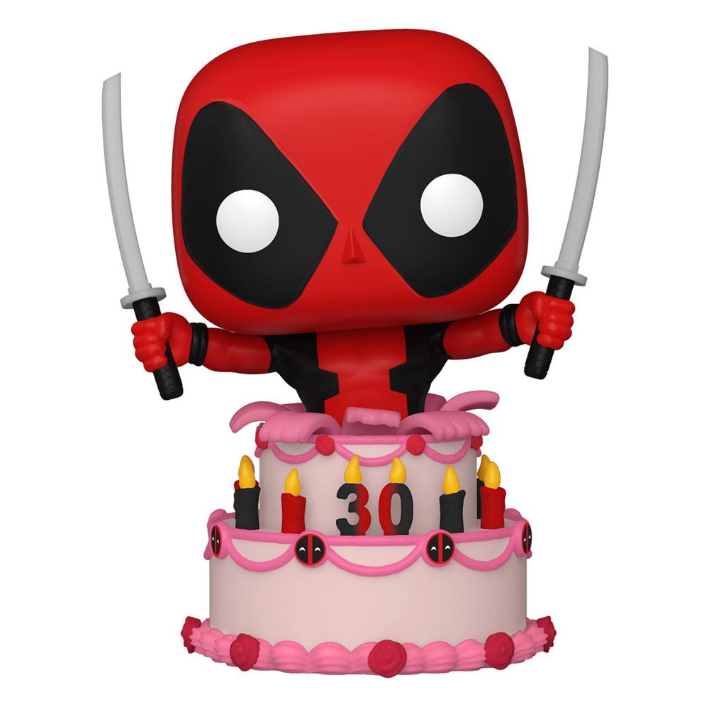 Pop! Deadpool en pastel de cumpleaños