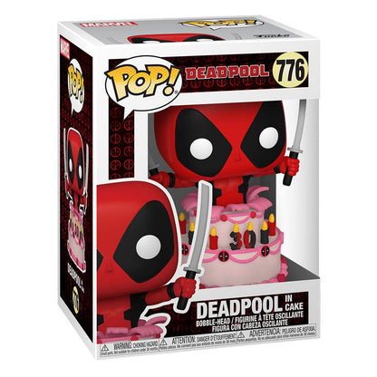 Pop! Deadpool en pastel de cumpleaños