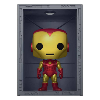 marvel pop deluxe hall of armor iron man model 4 px exclusive
