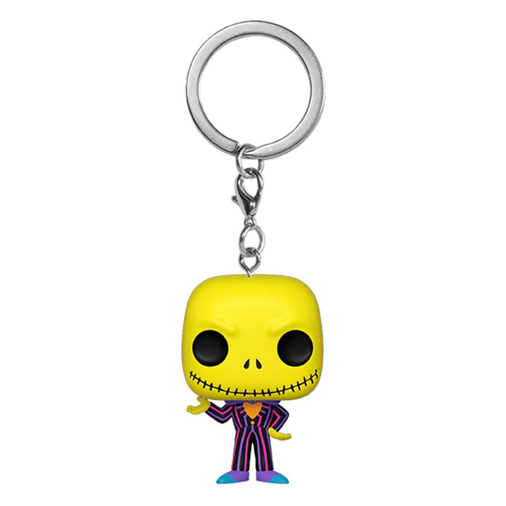 ¡Estallido! Llavero Jack Skellington (Luz negra) 