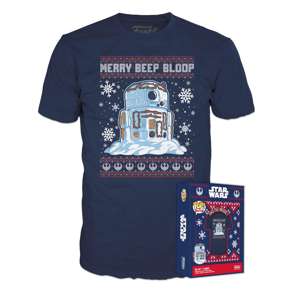 R2-D2 Boneco de Neve - Pop! Camisetas 