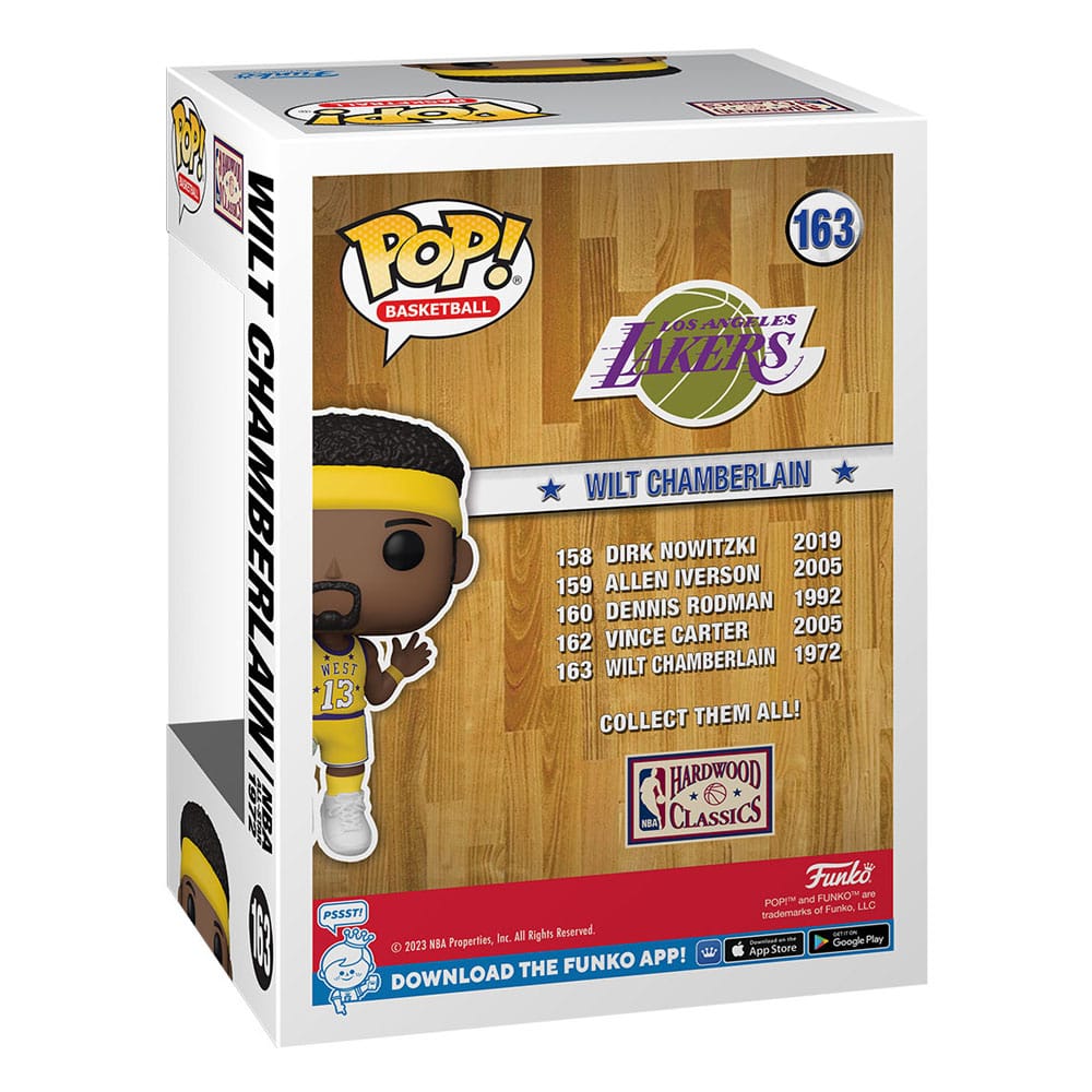 Pop! Wilt Chamberlain in 1972 All Star Uniform