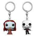 ¡Estallido! Llavero de Sally y Jack Skellington, paquete de 2 