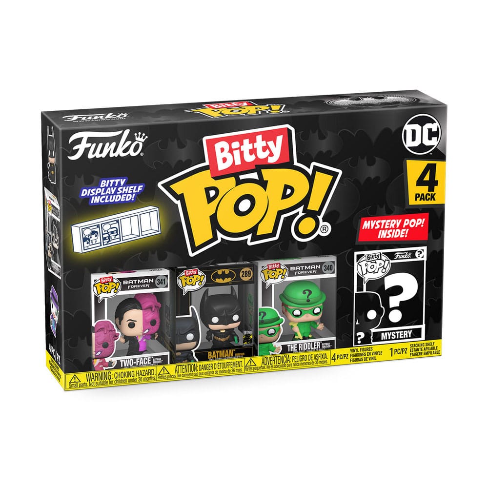 Bitty Pop! Batman 85º Aniversário - Pack de 4 Figuras - Série 4 
