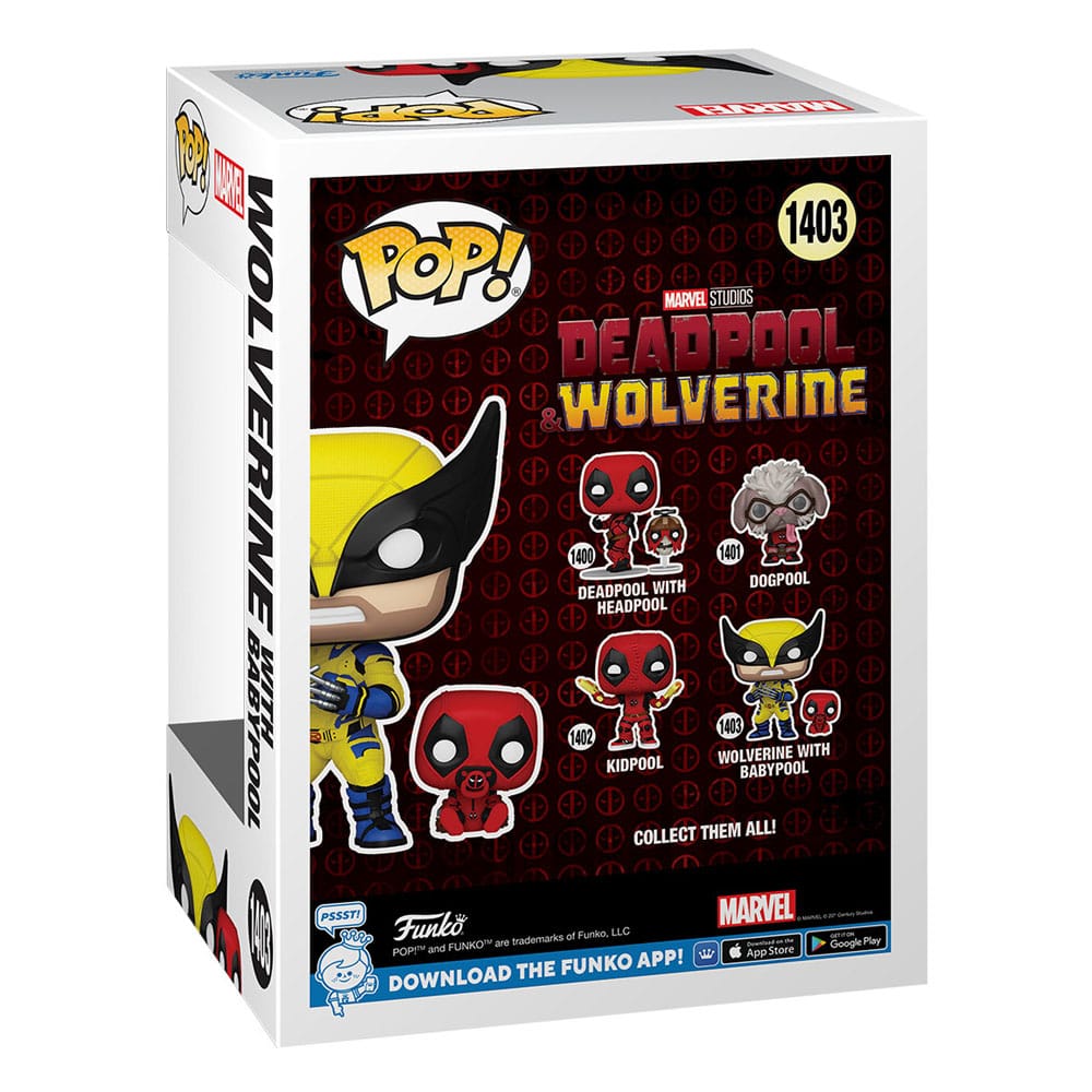 Pop! & Buddy Wolverine met Babypool
