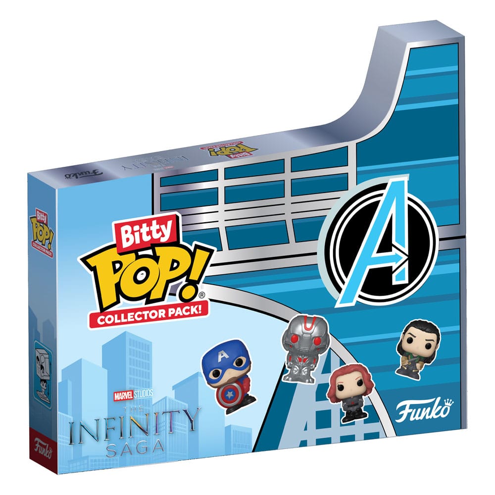 Pacote de Colecionador Bitty Pop! Vingadores: A Saga do Infinito com 12 figuras 