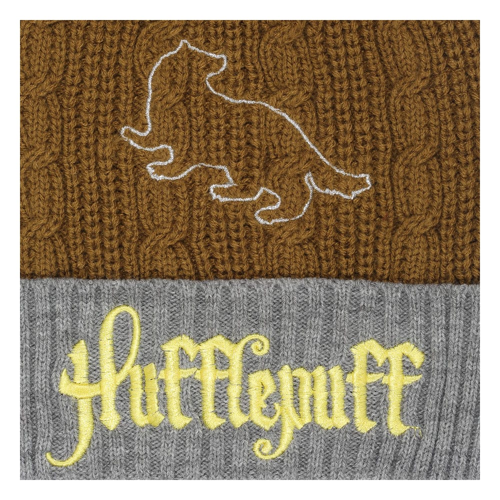 Bonnet Harry Potter Poufsouffle – Écusson Brodé