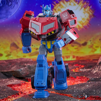 Transformers Generaciones Legado Universo Animado Unido Optimus Prime