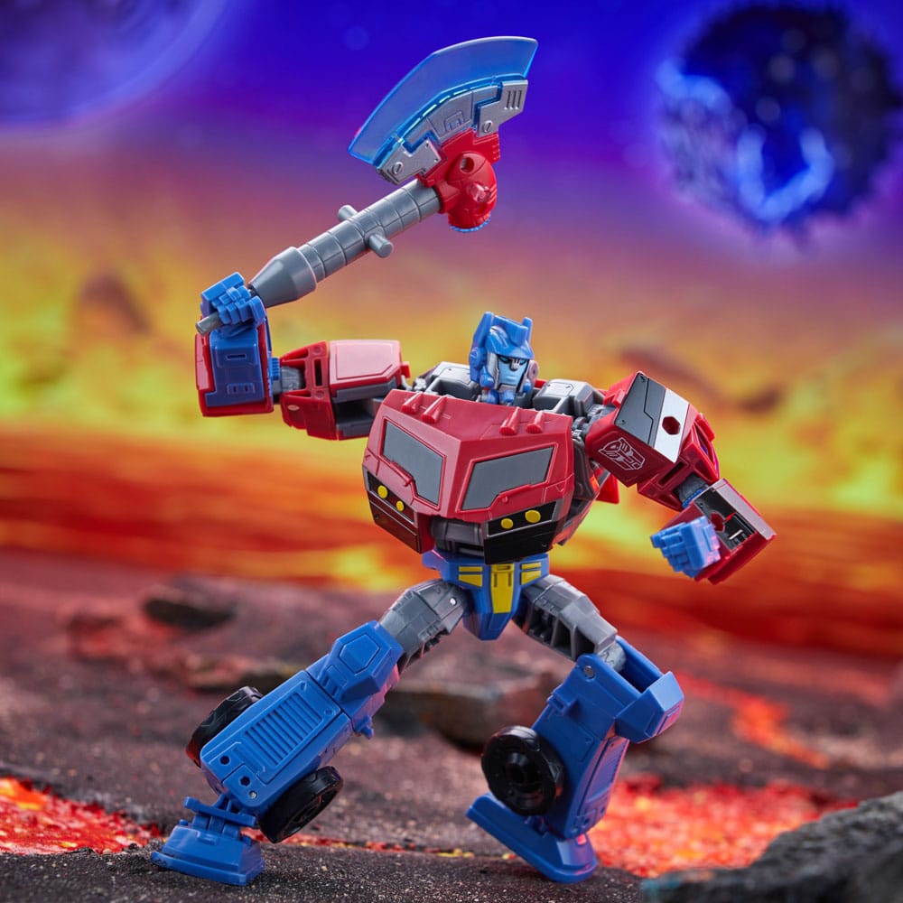Transformers Generaciones Legado Universo Animado Unido Optimus Prime
