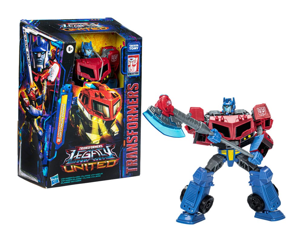 Transformers Generaciones Legado Universo Animado Unido Optimus Prime