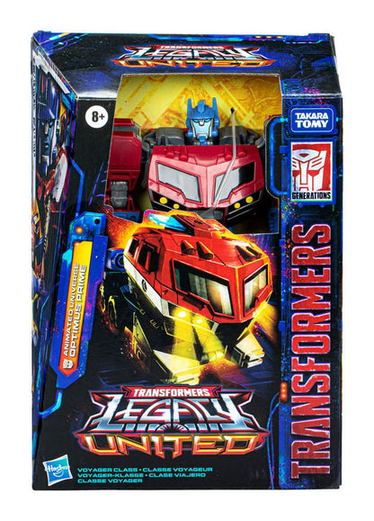 Transformers Generaciones Legado Universo Animado Unido Optimus Prime