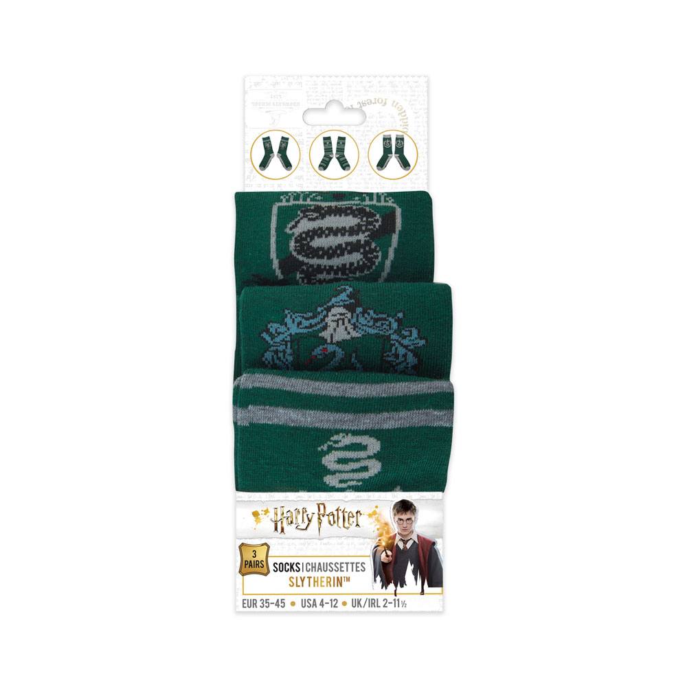 Confezione da 3 calzini di Harry Potter - Serpeverde 