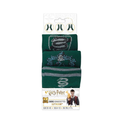 Pack de 3 calcetines de Harry Potter - Slytherin 