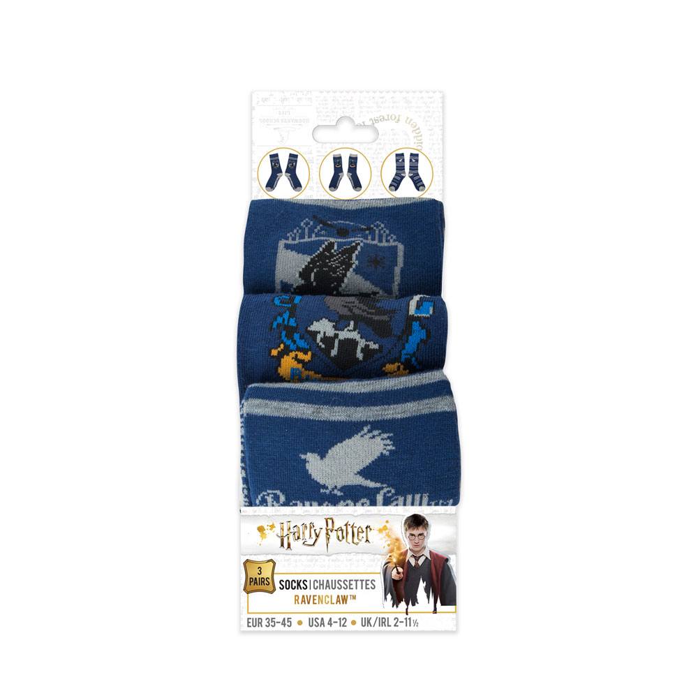 Pack de 3 calcetines de Harry Potter - Ravenclaw 