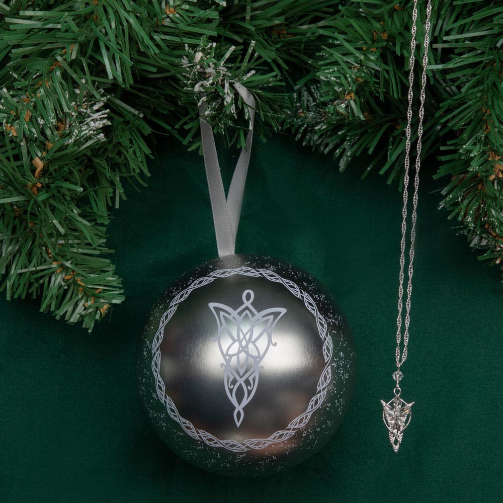Boule de Noël Le Seigneur des Anneaux avec Collier Evenstar