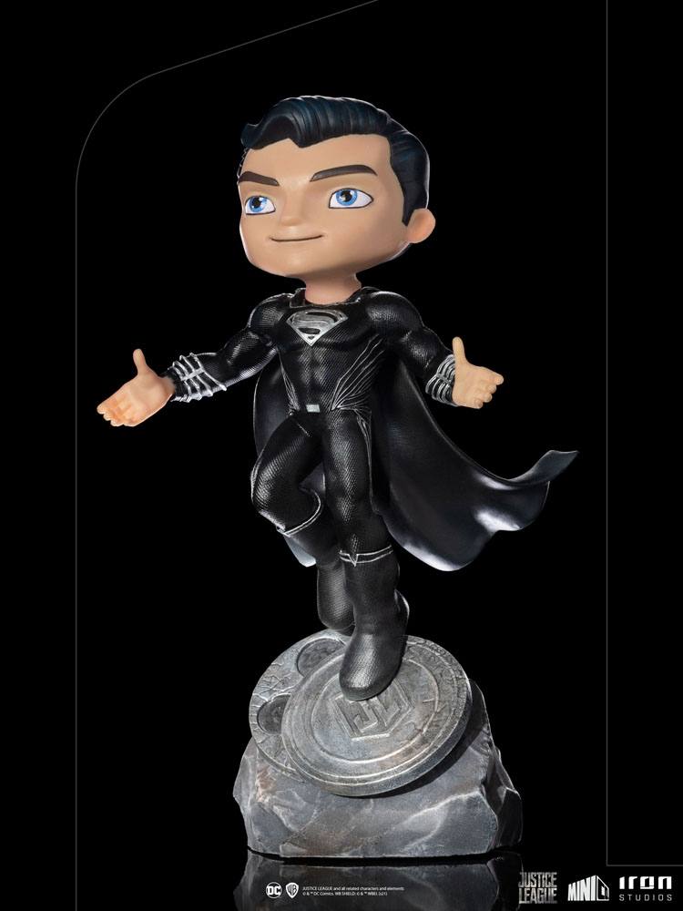 Figura Mini Co. Superman Black Suit - Justice League