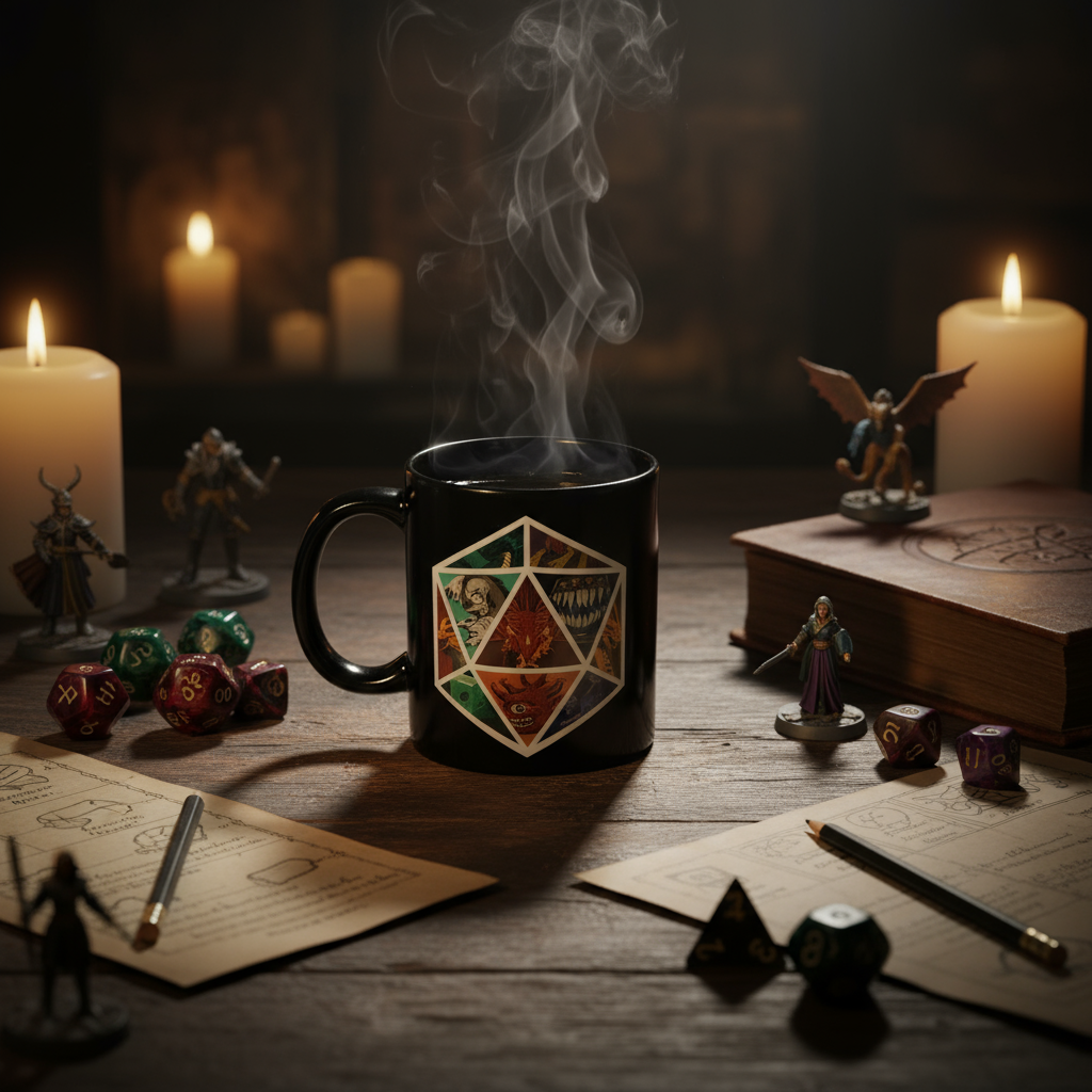 Mug Thermique Donjons & Dragons - Dé