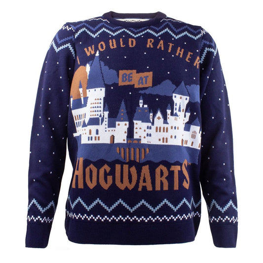 Jersey navideño de Harry Potter - Prefiero estar en Hogwarts 