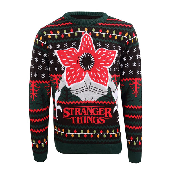 Suéter navideño de Stranger Things - Demogorgon 
