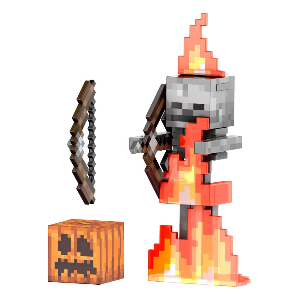 Figura de Minecraft: esqueleto de nivel diamante