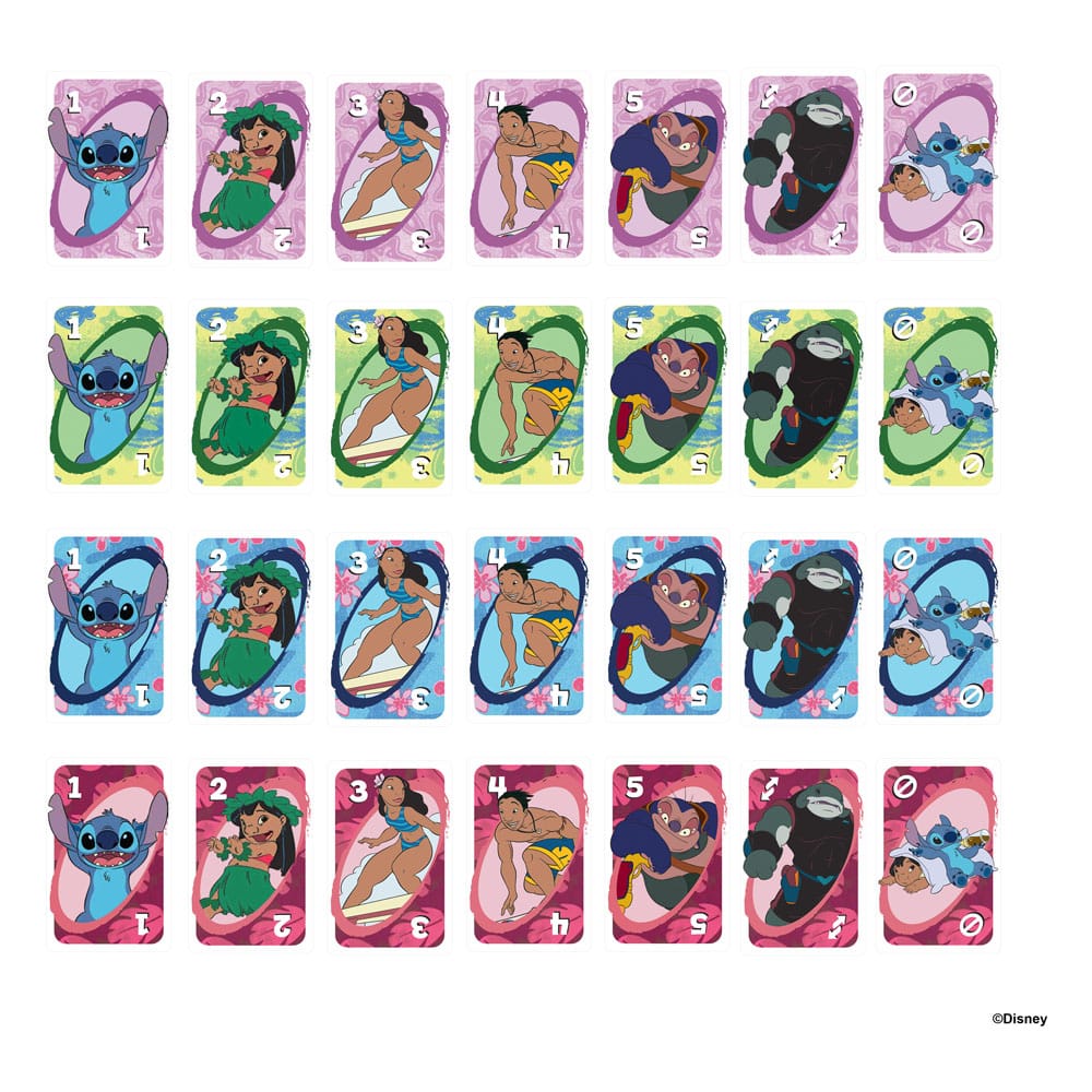 Jeu de cartes UNO - Lilo & Stitch