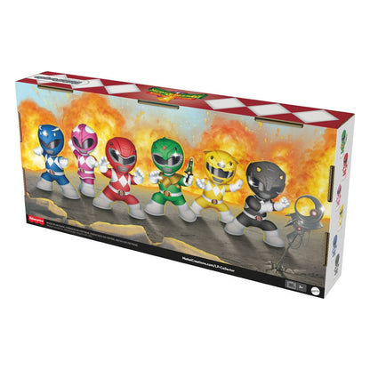 little people collector mighty morphin power rangers 6 pack fisher price