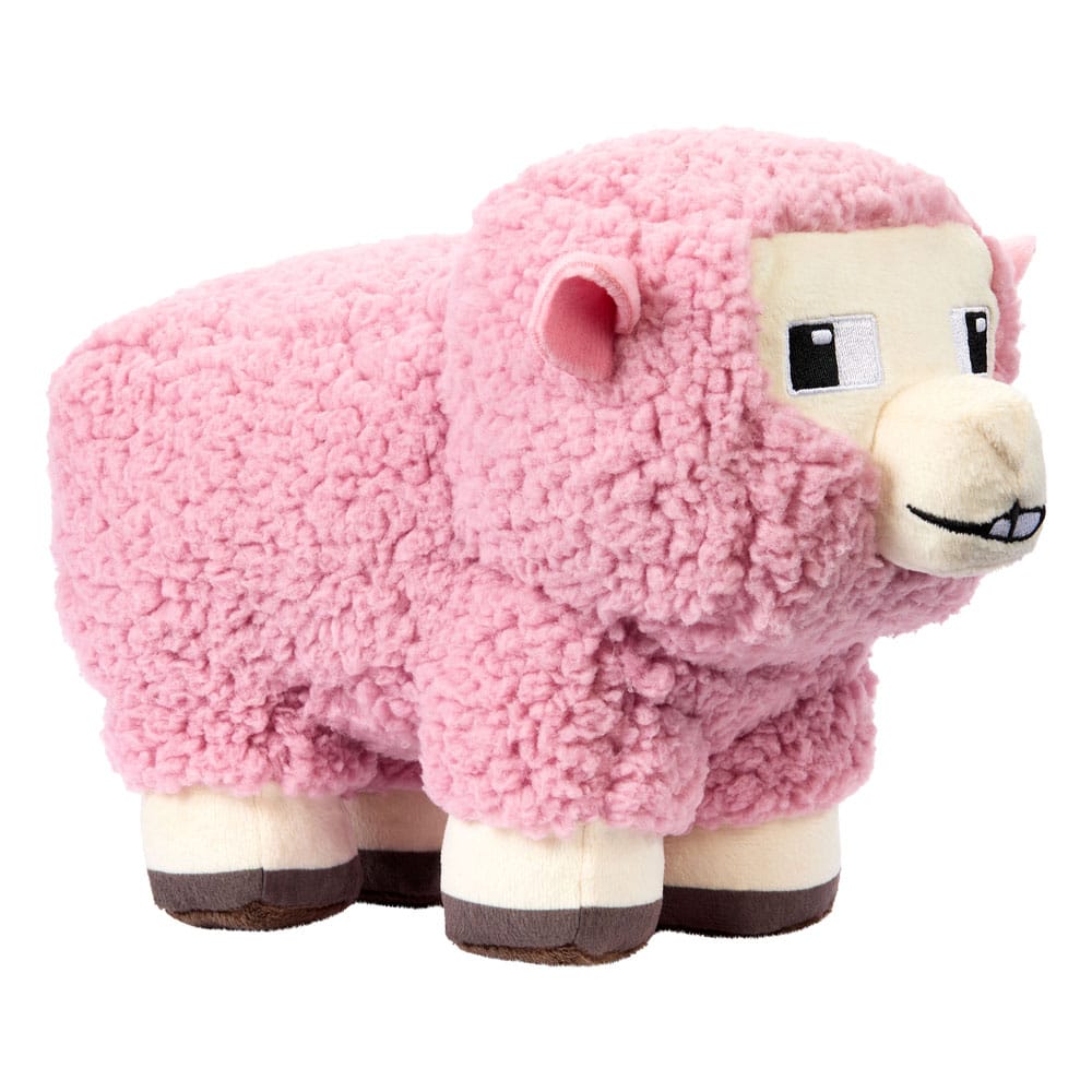 peluche minecraft le film mouton rose mattel