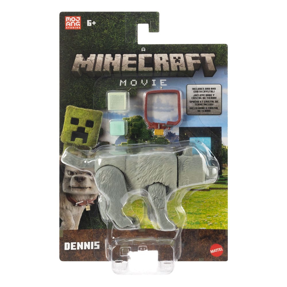 Minecraft: O Filme - Figura de Acção - Dennis, o Lobo