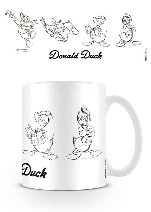 Taza Dibujo del pato Donald 