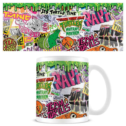 Mutant Mayhem Ninja Turtles Mug - Graffiti
