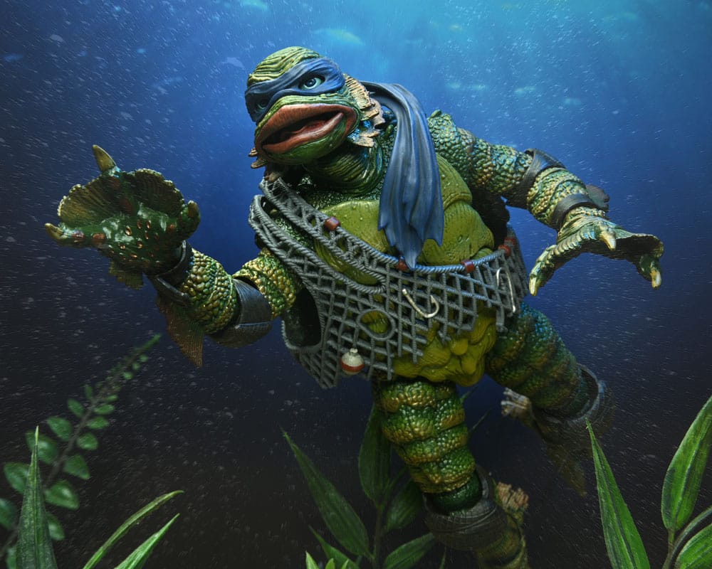 Leonardo as the Creature - Universal Monsters x Ninja Turtles 