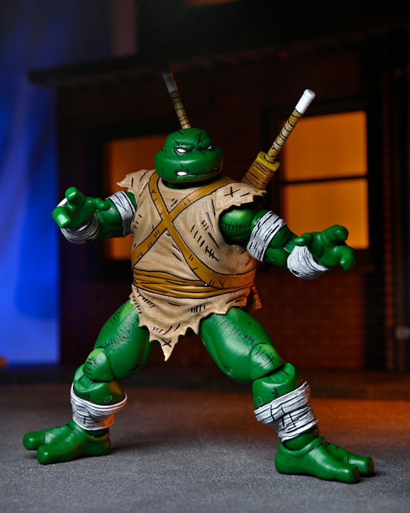 teenage mutant ninja turtles mirage comics 7 scale action figure michelangelo the wanderer neca