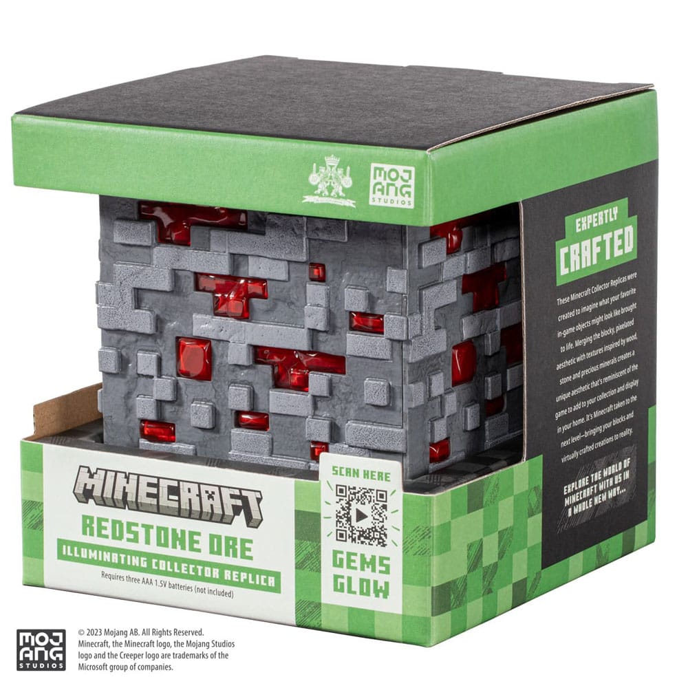 Minecraft Replica - Glowing Redstone Ore